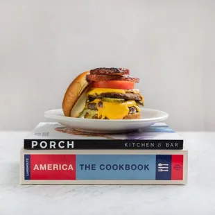 Double Cheeseburger 1/2 lb. brisket blend, lettuce, onion, pickles, american cheese, secret sauce