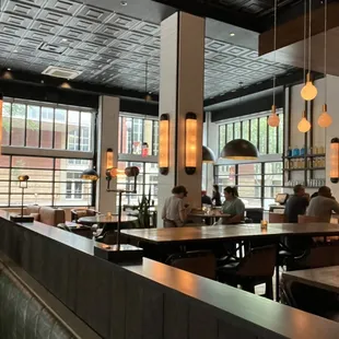 The end of the bar area before it got busy