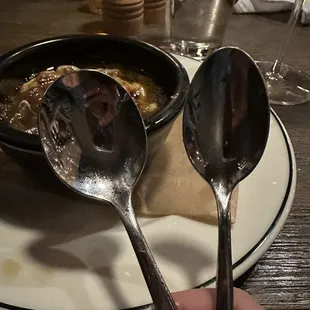 There is a difference in spoons! French Onion Soup