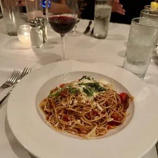 Angel hair Capellini Pomodoro e Basilico