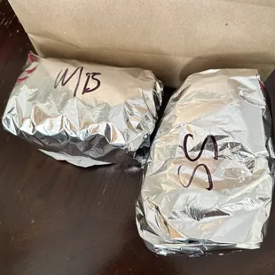 burritos and wraps