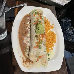 Shrimp California Burrito