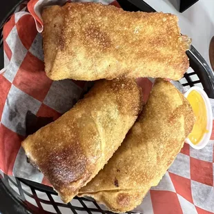 The Philly cheesesteak egg rolls