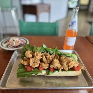 Oh the Shrimp Po boy...