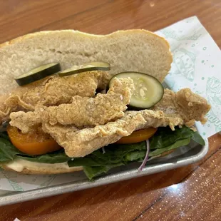 Catfish poboy