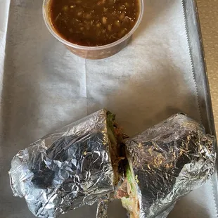 Chipotle chicken wrap
