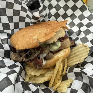 Bourbon Brisket Sandwich