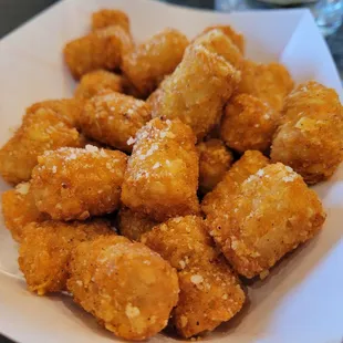 a plate of fried food