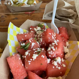 Watermelon salad