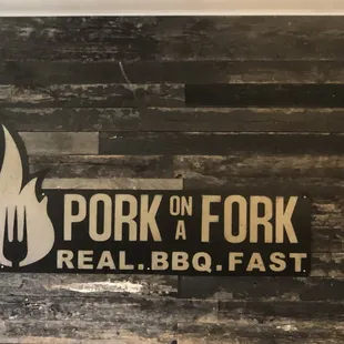 a black and white sign