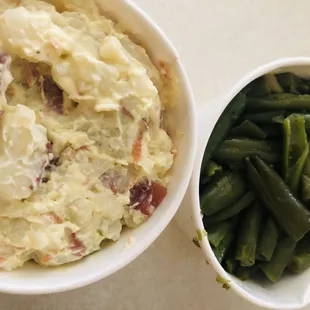 Potato salad &amp; green beans sides