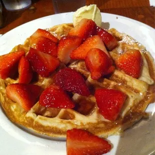 food, waffles