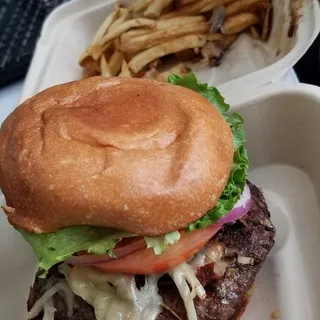 Porky's Cheeseburger 1/2 lb