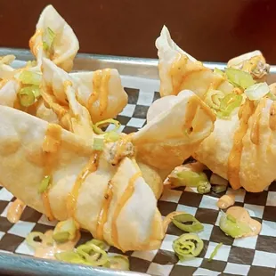 Brisket rangoons
(Not on the regular menu,  it&apos;s been a special a couple times)