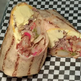 Brisket Breakfast Burrito