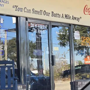 Entrance, love the humor