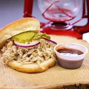Smoked Pulled Pork Sandwich