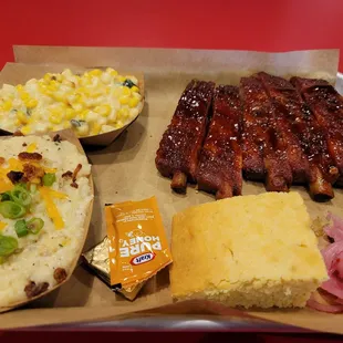 ribs, food, bbq ribs