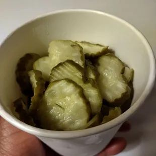 Pint of pickles for $2!!! Totally worth it! I want moreeeeeee! 08/03/2023 To GO