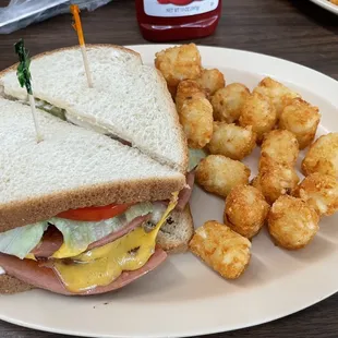 Fried Bologna Sandwich