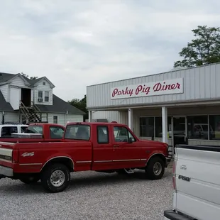 Always trust a restaurant with a bunch of trucks in the parking lot.