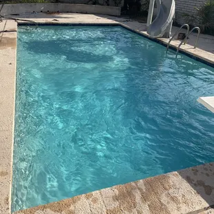 Green pool cleaned up .. ( after )...