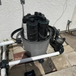 Before filter cleaning !