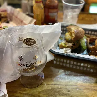 a glass of beer