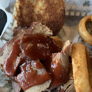 Brisket sandwich