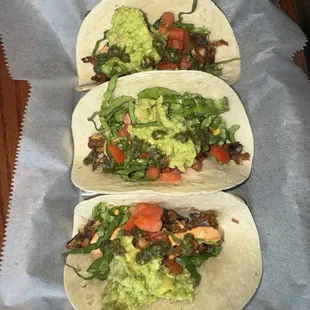 Black bean tacos