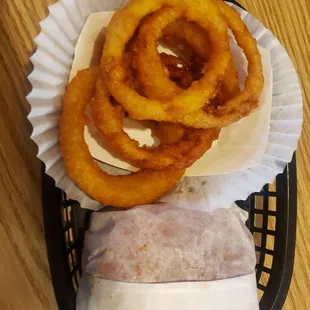 Chopped BBQ sandwich