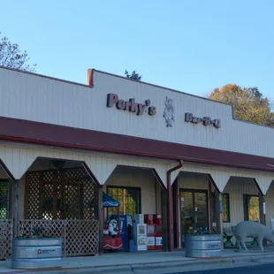 Left Side of Entrance