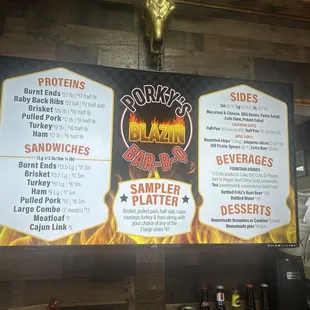 Menu as of 2/2024