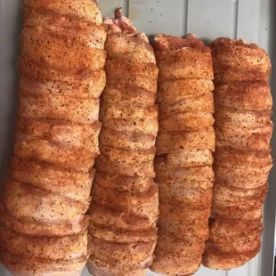 Stuffed Pork loin with Boudin and Pepper Jack cheese!