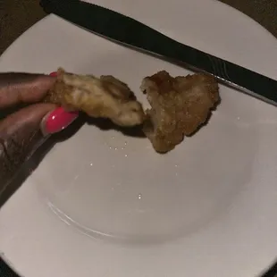 Rocky Mountain oysters. Delicious.