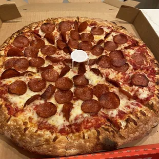 Pepperoni pizza