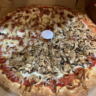 a pizza in a box