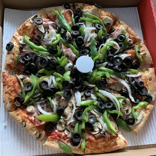 Large Porky's Special $32 but looks like a medium. Vegetables are under cooked.