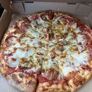 Freshly Made pepperoni cheese blanket