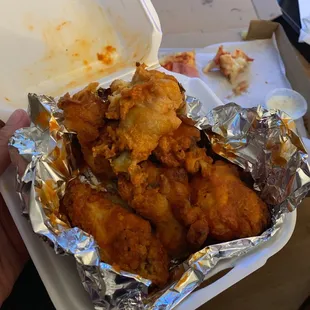 Wings are soggy and slimy