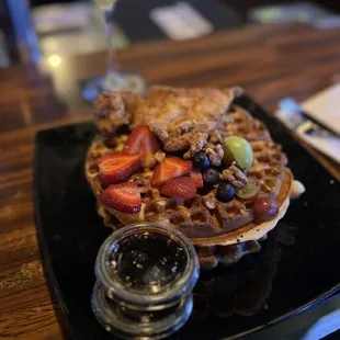 Chicken n' Waffles Breakfast