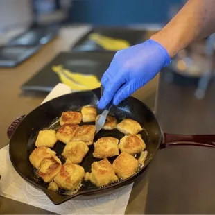 Homemade gnocchi