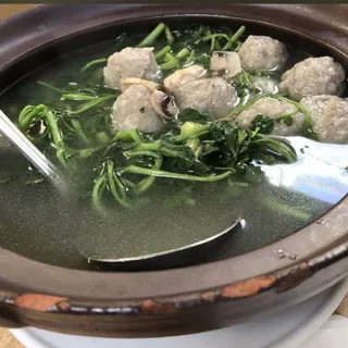 Fish paste soaked watercress