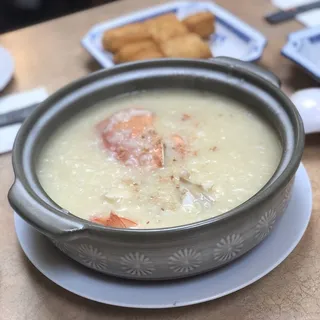 Signature Crab & Prawn Sawo Porridge