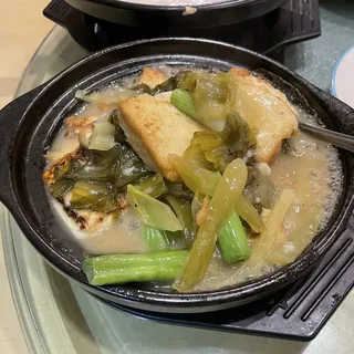 Teochew-style Pickled Vegetables & Fried Tofu