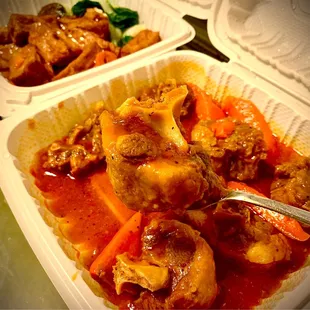 Ox tail stew - large pieces!