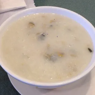 Pork and Preserved Egg Congee