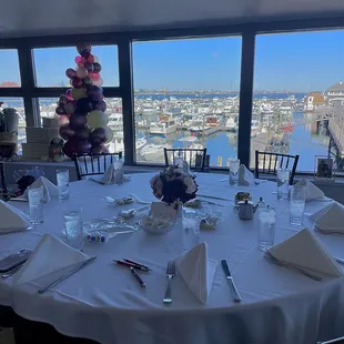 a table set for a formal dinner