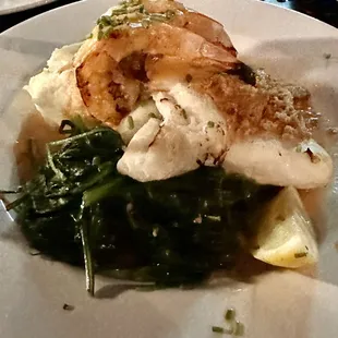 Baked Haddock &amp; Shrimp