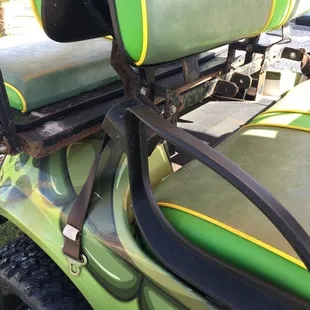 This was the filthy rusted out cart that I was charged almost $200 per day.